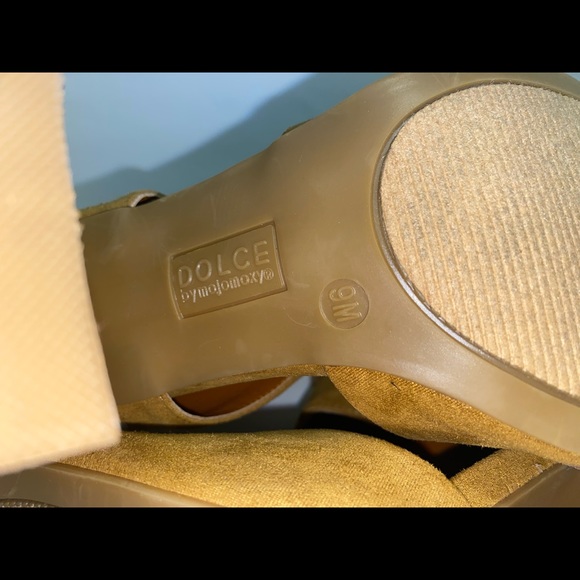 Dolce by Mojo Moxy Women Size 9M Open-Toe Suede Ankle Boots - Picture 4 of 9